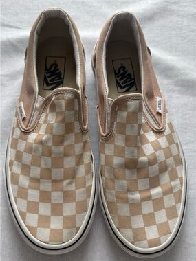 Vans Classic Slip On Checkerboard Sneakers Size Men 7.5 Women 9